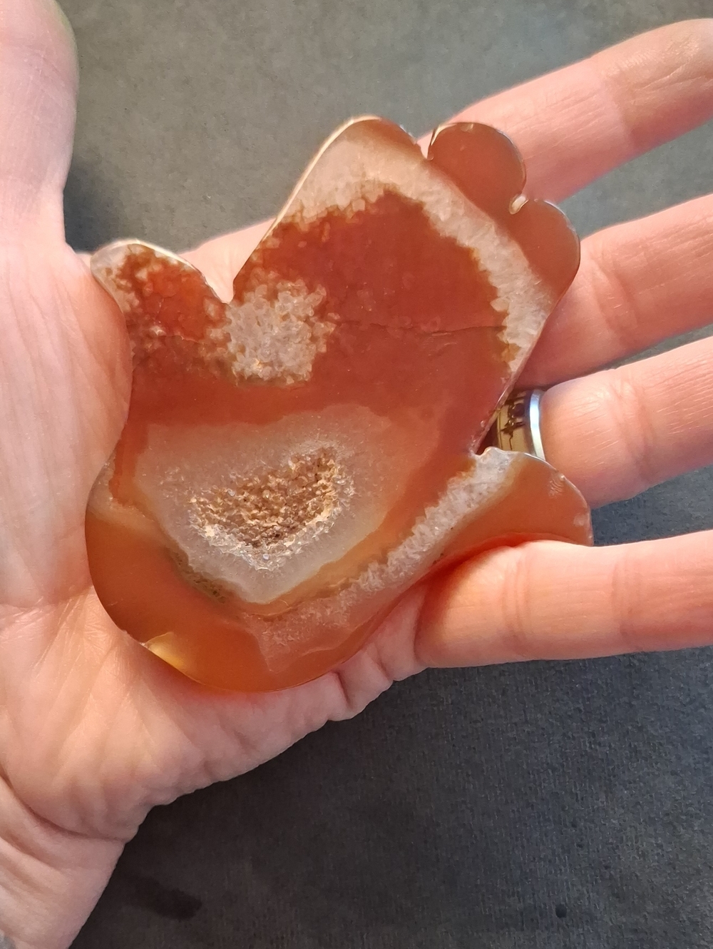 Carnelian Agate Hamsa Hand